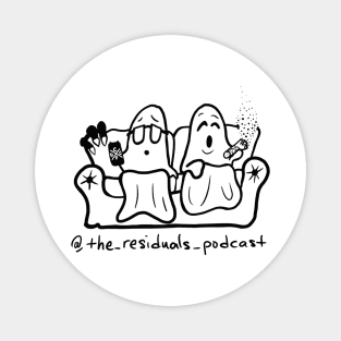 Couch Ghosts (black) Magnet